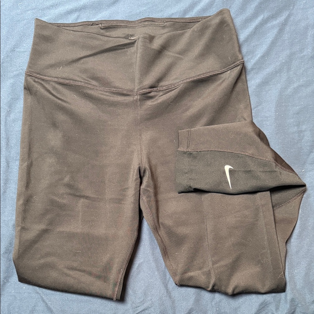 Nike black Leggings with mesh calf